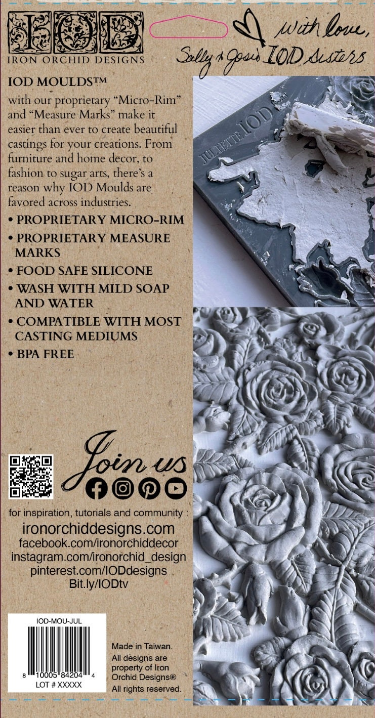 IOD Juliette Decor Mould