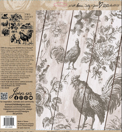 IOD La Campagne Decor Stamp