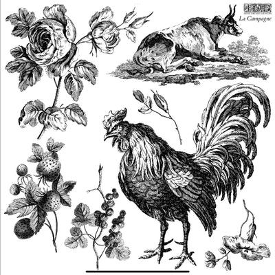IOD La Campagne Decor Stamp