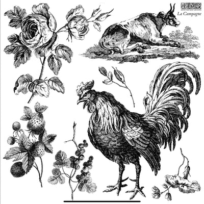 IOD La Campagne Decor Stamp