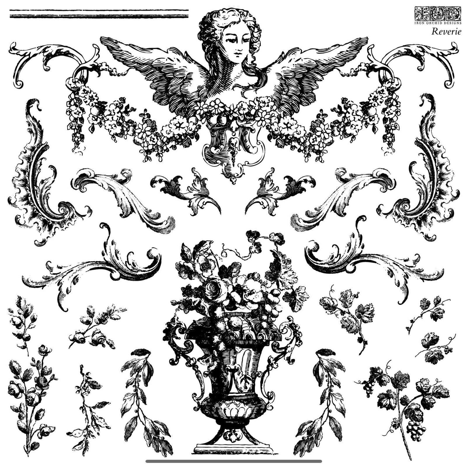 IOD Reverie Decor Stamp