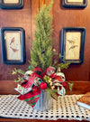 The Hawthorne Artificial Real Touch Potted Cypress Tree