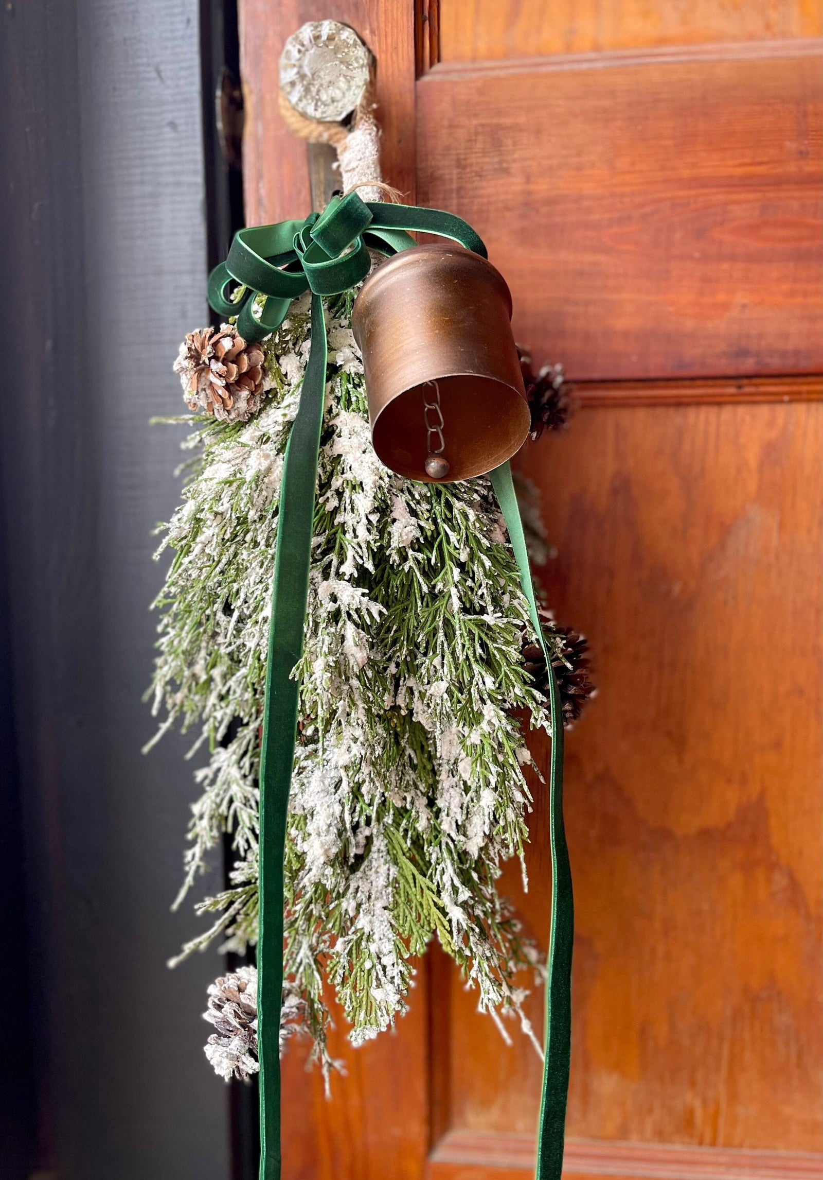 The Shivan Snowy Pine Winter Swag