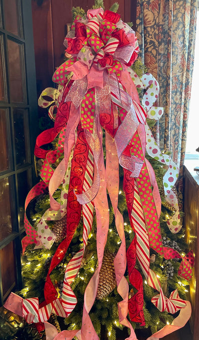 Molly XL Christmas Tree Topper Bow