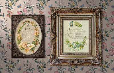 IOD Lover Of Flowers Rub On Transfer Sheet