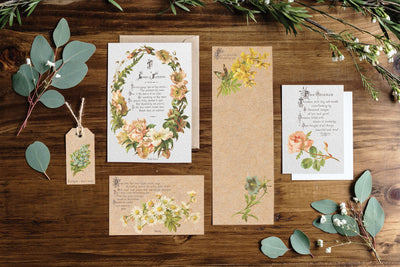 IOD Lover Of Flowers Rub On Transfer Sheet