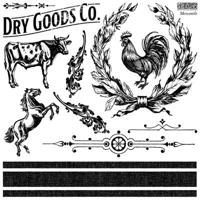 IOD Mercantile Decor Stamp