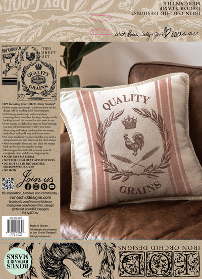 IOD Mercantile Decor Stamp