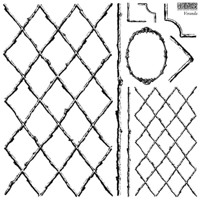 IOD Veranda Decor Stamp