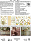 IOD Petite Fleur Pink Paint Inlay Sheet