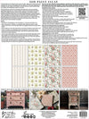 IOD Lattice Rose Paint Inlay Sheet