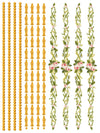 IOD Petite Fleur Pink Paint Inlay Sheet