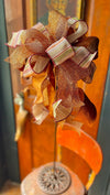 The Shayla Copper & Plum Fall Bow For Wreaths and Lanterns