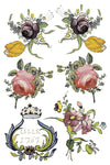 IOD Fairytale Florals Rub On Transfer Sheet