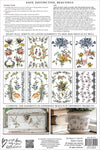 IOD Fairytale Florals Rub On Transfer Sheet