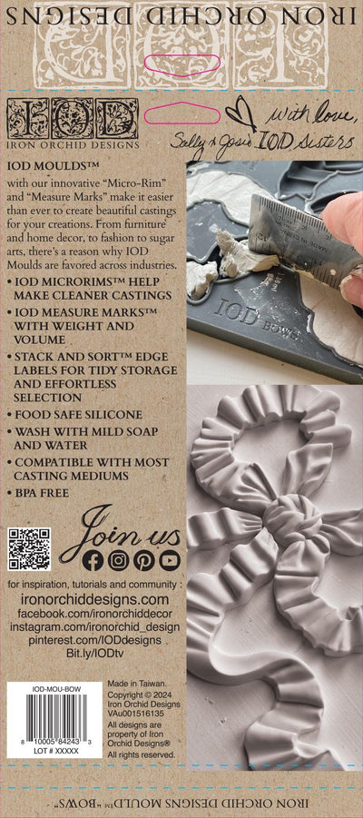 IOD Bows Decor Mould