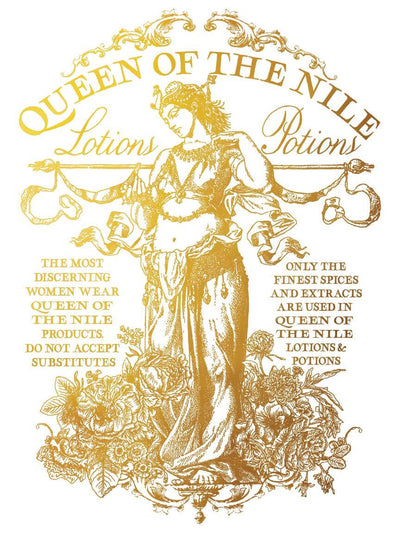 IOD Curated Signage Gilded Foil Rub On Transfer Sheet