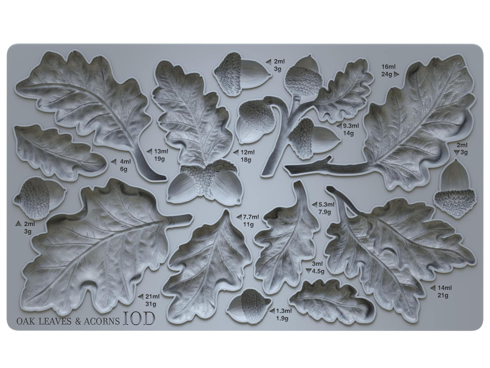 IOD Oak Leaves & Acorns Decor Mould