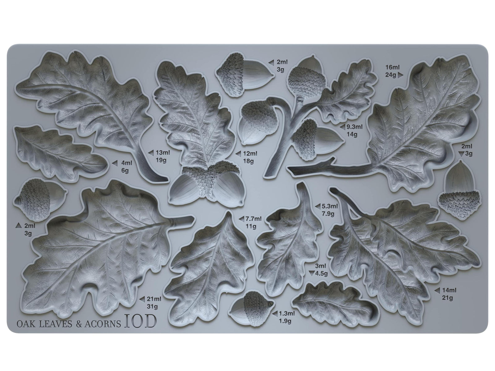 IOD Oak Leaves & Acorns Decor Mould