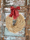 Wheat Wreath For Front Door - The Gabriel