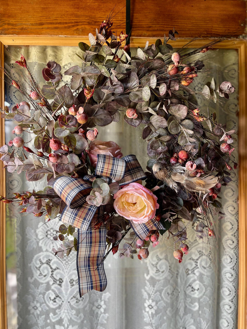 The Gabriella Eucalyptus Wreath For Front Door