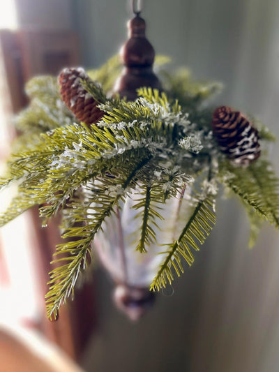 The Stephan Snowy Pine Candle Ring