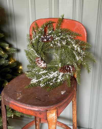 The Stephan Snowy Pine Candle Ring