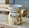 Wood Pillar Candle stand