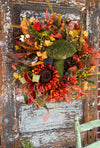 The Marigold Cottage Fall Wreath For Front Door