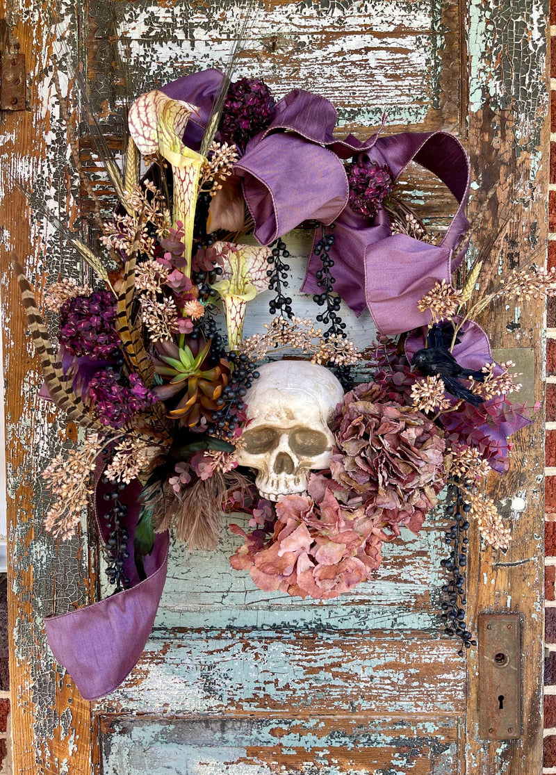 The Claudia Gothic Halloween Wreath For Front Door