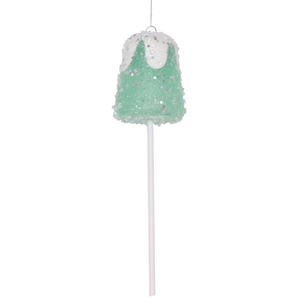 Glitter Gumdrop Christmas ornament