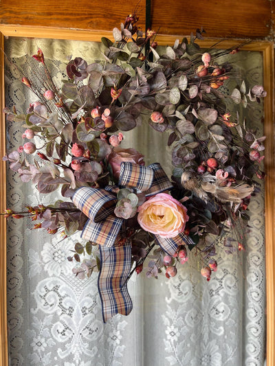 The Gabriella Eucalyptus Wreath For Front Door