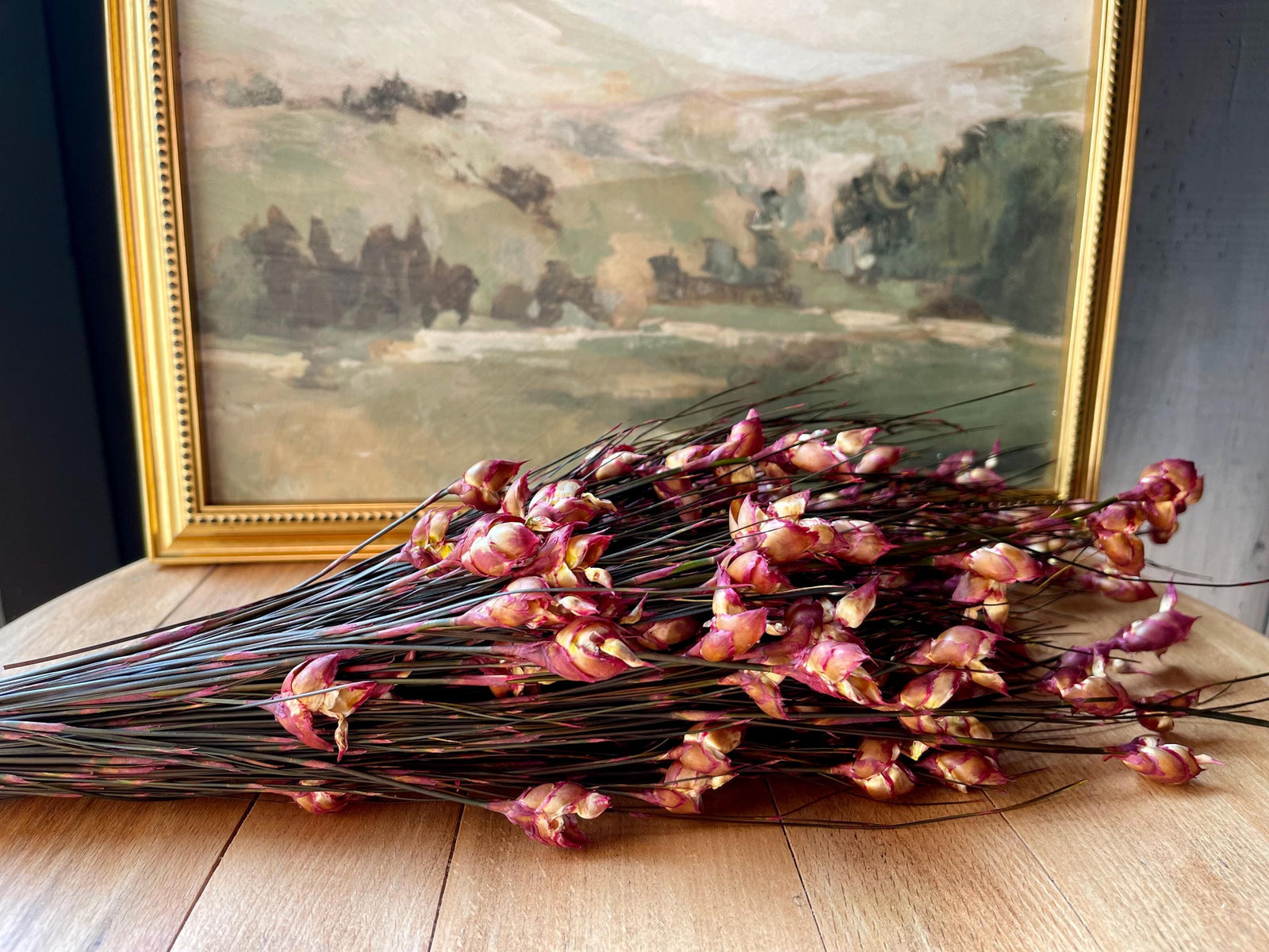 Bell Grass Pod Bundle, Dried flower stem, Real Preserved flowers, craft supply, fall urn filler, dried flowers for arrangements, 2-3oz bag