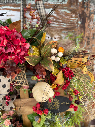 The Eliza Cottage Fall Wreath For Front Door