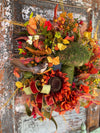 The Marigold Cottage Fall Wreath For Front Door