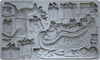 IOD Santas Sleigh Christmas Decor Mould