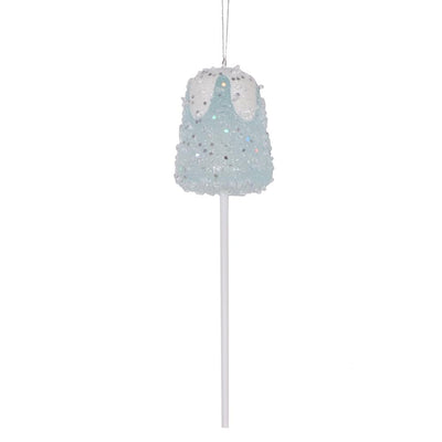 Glitter Gumdrop Christmas ornament