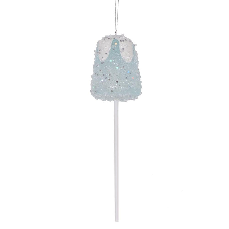 Glitter Gumdrop Christmas ornament