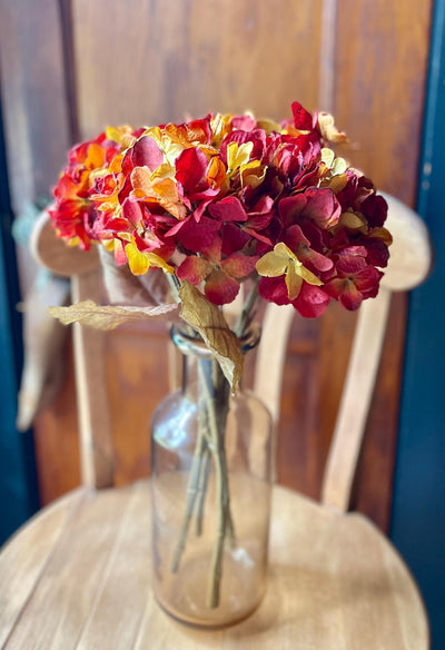 Burgundy Gold Hydrangea Stem