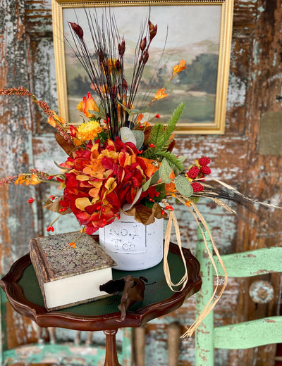 Burgundy Gold Hydrangea Stem