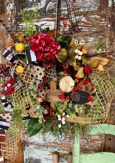 Fall Front Door Wreath
