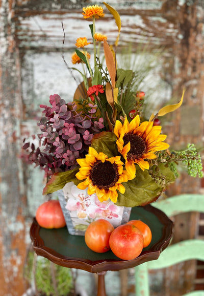 The Cara Fall Rustic Centerpiece For Table