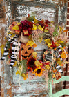 The Alessa Cottage Fall Wreath For Front Door