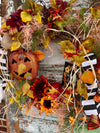 The Alessa Cottage Fall Wreath For Front Door