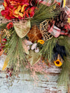 The Lela Cottage Fall Wreath For Front Door
