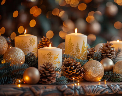 IOD Tinsel Christmas Rub On Transfer