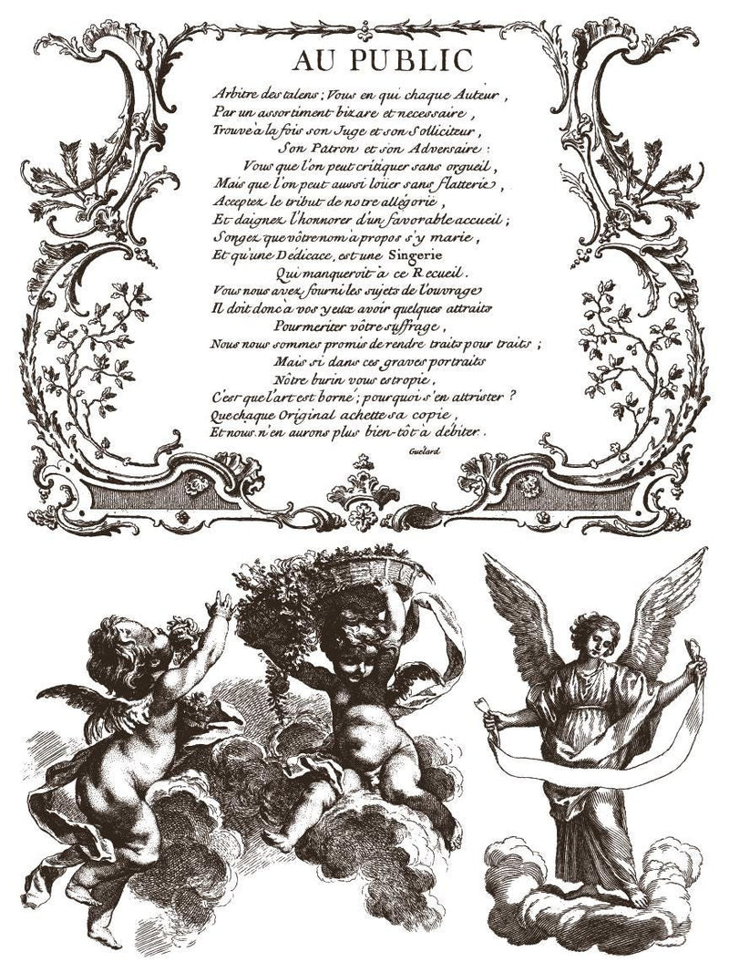 IOD Gloria Holiday Paint Inlay Sheet