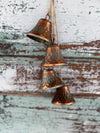 Vintage Style Copper Look Bell Cluster