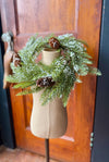 The Stephan Snowy Pine Candle Ring