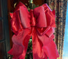 The Candi Hot Pink Plush Velvet XL Christmas Tree Topper Bow